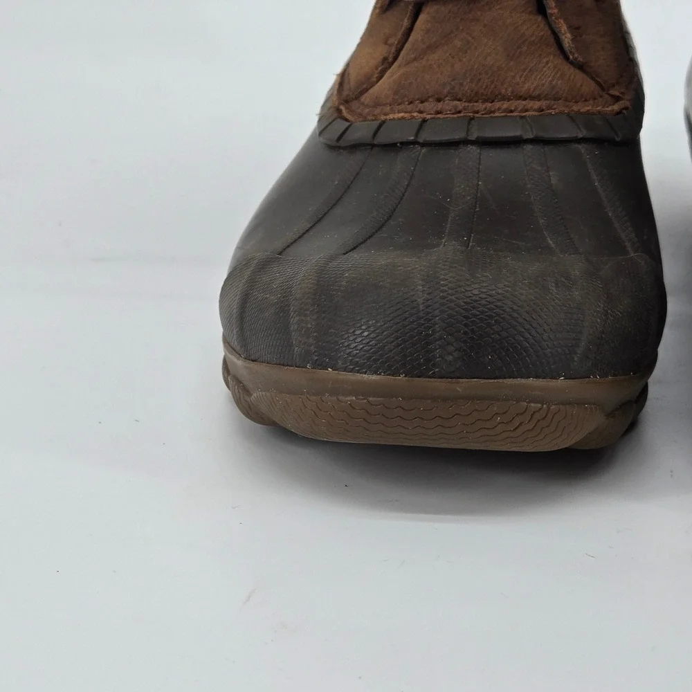 Sperry Top-Sider Maritime Repel Faux Fur Duck‎ Boots Brown Women's Sz 10